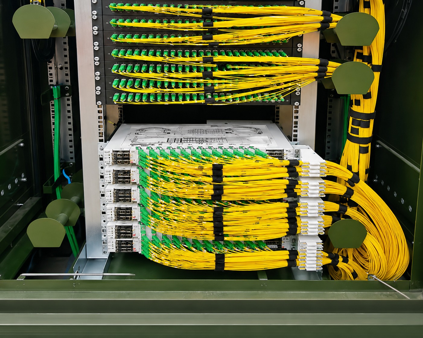 Technicienne fabricant des câbles fibre optique dans l'usine FO CONNECT à Casablanca Maroc